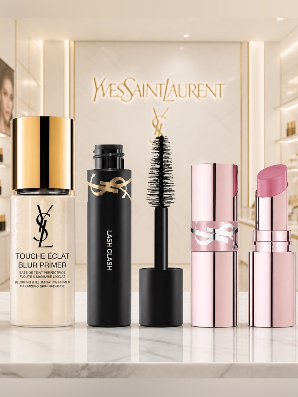 💓 4 PIECES  BUNDLE Yves Saint Laurent Beauté MOST CHARM ESSENTIAL  KIT